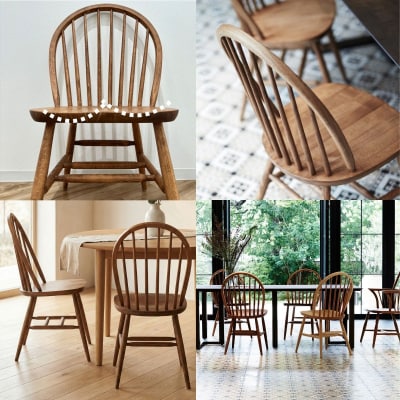 椅子 イス いす チェア ダイニングチェア ウィンザーチェア 1脚  家具 Coccole C268