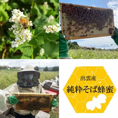 神の国　出雲産　純粋そば蜂蜜   120g×2瓶　合計240g【1_5-017】