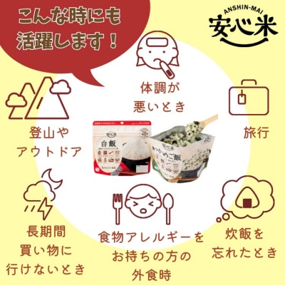 非常食 3日分【安心米9食セット】防災 備蓄 長期保存 アルファ化米/食物アレルギー対応/A4サイズ