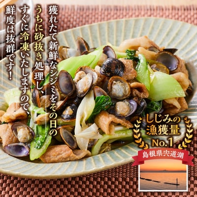 【3月31日迄 Lサイズ 300g増量!! 】漁師直送!宍道湖産ヤマトシジミ・Lサイズ冷凍2kg