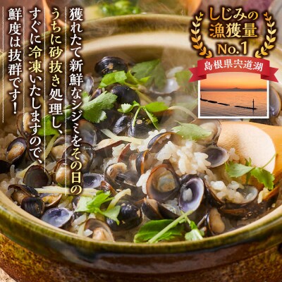 漁師直送!宍道湖産ヤマトシジミ・Mサイズ冷凍2.4kg