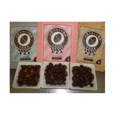 【挽き方:豆】選べる楽しさ☆珈琲バッグ3種類×2個&珈琲豆180g×2袋