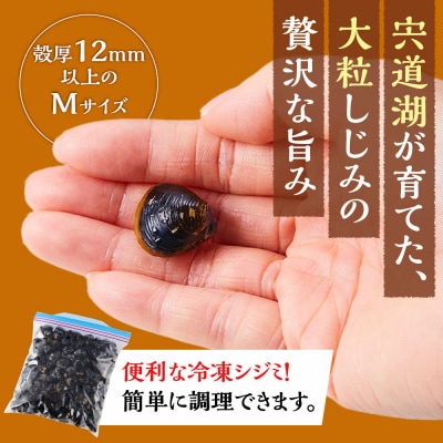 【3月31日迄 Lサイズ 300g増量!! 訳あり】宍道湖産ヤマトシジミ・Mサイズ冷凍3.0kg