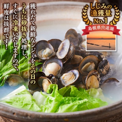 漁師直送!宍道湖産ヤマトシジミ・希少なLLサイズ・冷凍2kg