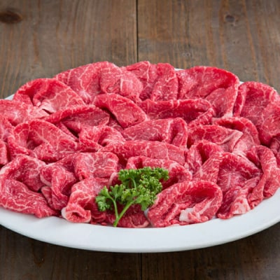 藤増 しまね和牛モモ切落し 750g【冷蔵】