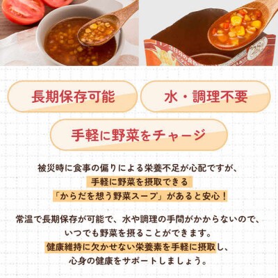 【からだを想う野菜スープ】ミネストローネ10食セット/レトルト/食物アレルギー対応/長期保存/防災食
