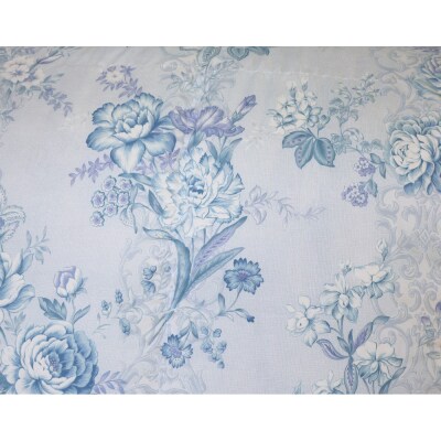 立体キルト羽毛ふとん　ローラ　ブルー色