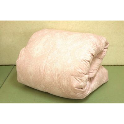 ツインキルト羽毛ふとん　シェリルFD　【ピンク色】
