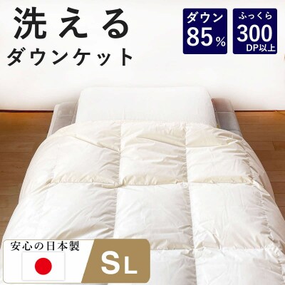 洗える 羽毛 肌掛け布団 1枚 日本製 シングル ダックダウン85% 夏用