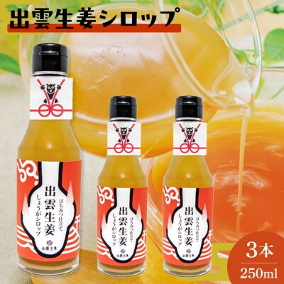 出雲生姜シロップ3本セット