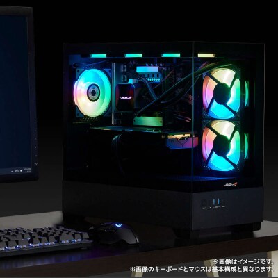ミニタワーゲーミングPC Ryzen 7/5070/ピラーレス/No.398