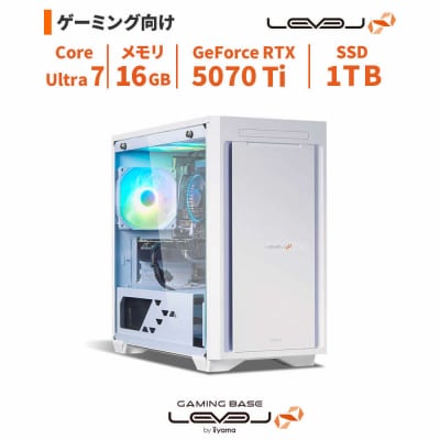 ミニタワーゲーミングPC Core Ultra 7/5070 Ti/No.308