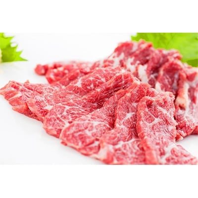 ～熊本特産馬刺し～【国内肥育】国産赤身馬刺し400g(100g×4)タレ100ml付き