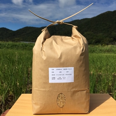 【30年産】自然栽培のお米3kg(玄米)