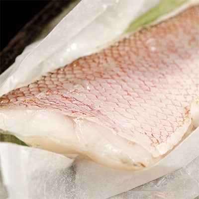 匠の技・かぎ孫の高級魚若狭ぐじ・若狭かれいの本格「季節の浜蒸し」と「季節の浜焼き」おまかせ5個セット