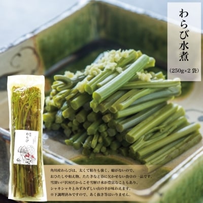 寺台農園自慢 戸沢村産 山菜水煮 セット