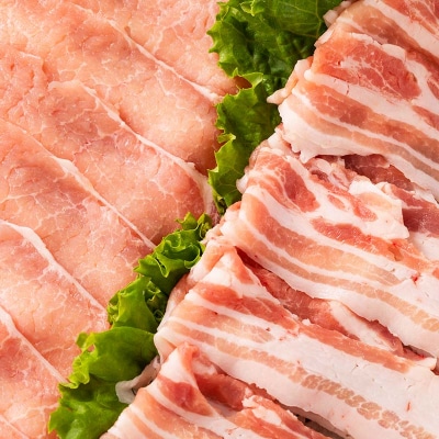 戸澤豚2種食べ比べ 600g(ロース300g×1 バラ300g×1) しゃぶしゃぶ F7W-0055