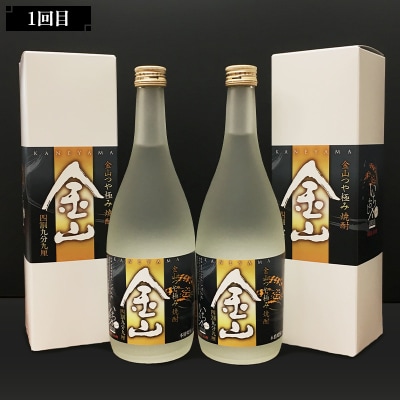 【戸沢村×金山町 共通返礼品】最上のお酒 飲み比べ定期便 2回 米焼酎 そば焼酎 FAE-0025