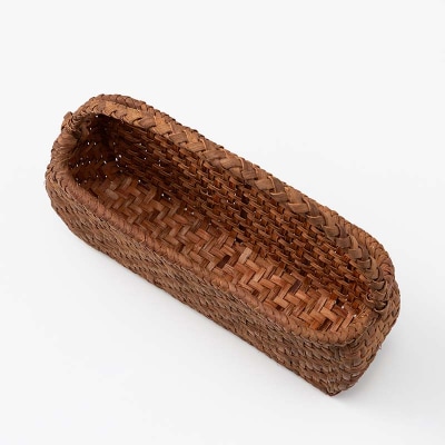 山葡萄かごバック網代編み ワンハンドル F7W-0223