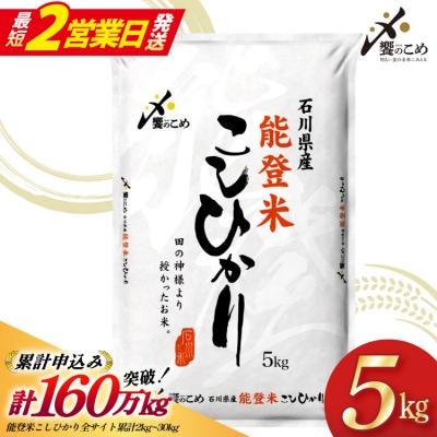 【最短2営業日発送】【令和7年】能登米 こしひかり 5kg  [38601139-sp]