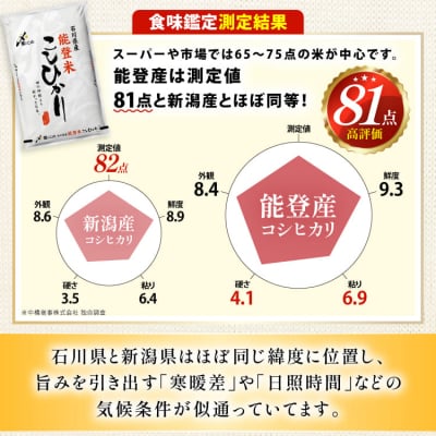 米 令和7年 能登米 こしひかり 精米 10kg [中橋商事 石川県 宝達志水町 38601194]