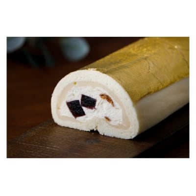 ロールケーキ 金の宝達ロールくーずぇ 1本 [宝達山本舗松月堂 宝達志水町 38600505] 