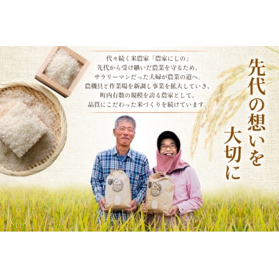 期間限定発送 米 定期便 コシヒカリ 10kg 3回 計 30kg [農家にしの 38601173]