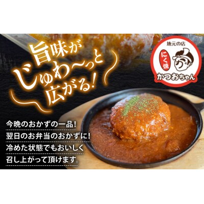 ハンバーグ 能登の煮込みハンバーグ「地元バーグ」200g×3個  [38601134]