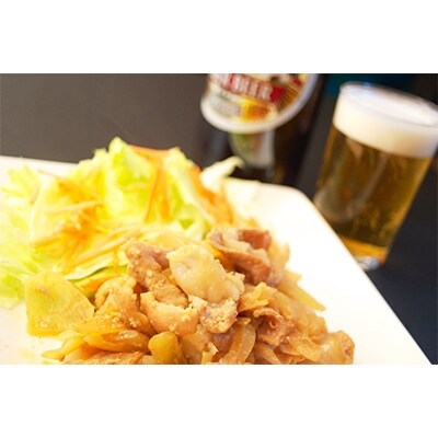 【冷蔵】ていねい仕込みの味付け豚ホルモン焼き「みのり焼き」4kg(500g×8袋)