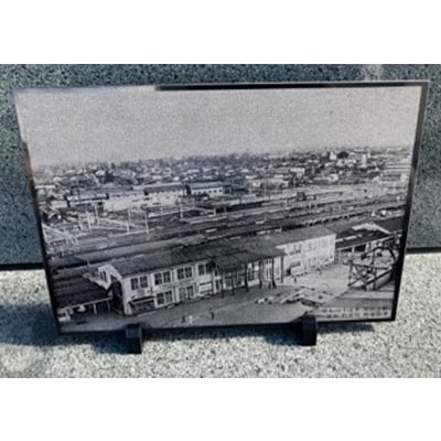 影彫り　「旧仙台駅」