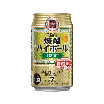 【宝酒造】タカラ「焼酎ハイボール」<ゆず>(350ml×24本) タカラ　チューハイ