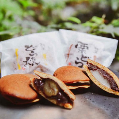 丹波篠山老舗和菓子屋の栗どら&どら焼き 10個入り