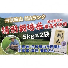 越光(栽培期間中農薬不使用)(5kg×2袋　精米)