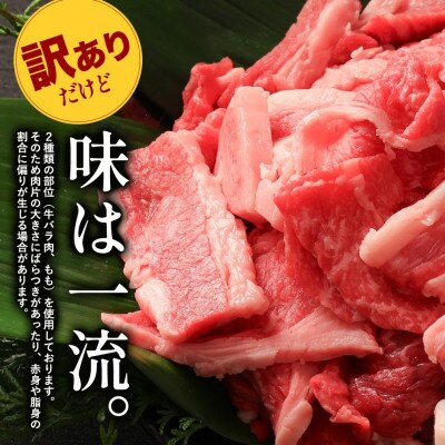 丹波篠山 肉の東門　不揃い・訳あり 焼肉用　600g×1P