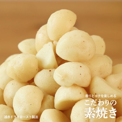 【素焼き・無塩】マカダミアナッツ　200g×3袋　計600g