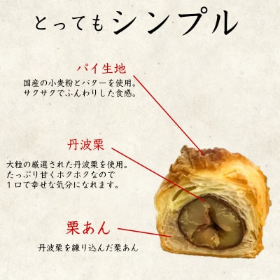 丹波栗パイ10個セット