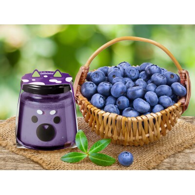 ブルーベリープリン　ブルーベリーちゃん6個セット