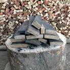 オーク材の樽薪 箱込25kg(内容量約24kg)