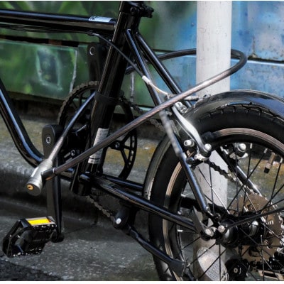 TAMBARのディンプルキー式 1000mm 自転車用ワイヤーロック(TAM03)