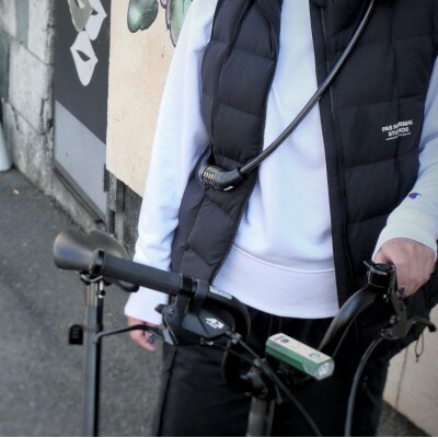 TAMBARの4桁ダイヤル式 1,000mm 自転車用ワイヤーロック(TAM07)