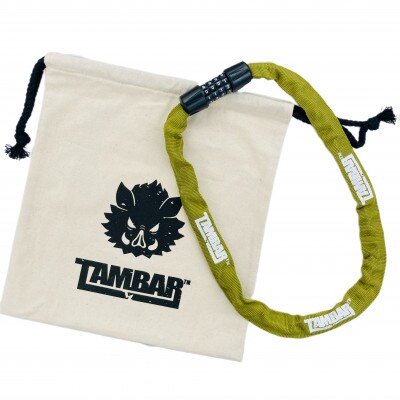 TAMBARの4桁ダイヤル式 700mm 自転車用チェーンロック(TAM09)