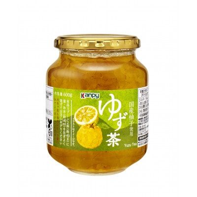 国産ゆず使用　ゆず茶600g　6本入り