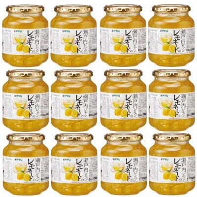 瀬戸内レモンのレモネード600g　1ケース(12本入)