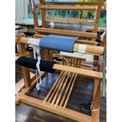 ≪厚手≫丹波木綿ストール　チェック　ベージュ系