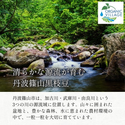 日本遺産　丹波篠山市　JAS有機栽培　オーガニック黒枝豆
