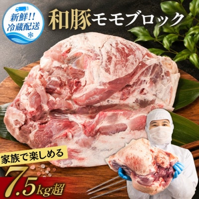 和豚　モモブロック　7.5kg以上