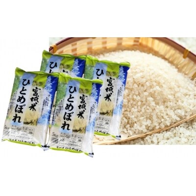 蔵王産 一等米・ひとめぼれ20kg(精米・5kg×4)[No.5800-0276]