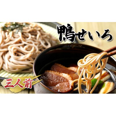 【季節限定】蔵王鴨　鴨肉をさっぱり味わう　鴨せいろ3人前[No.5800-0333]