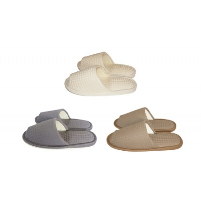 太ワッフル外縫い前あきM(約25cmまで) ブラウン　【04301-0600-3】