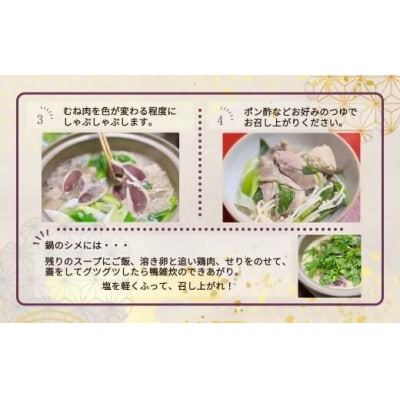 蔵王本鴨 鍋セット2～3人前　【04301-0123】